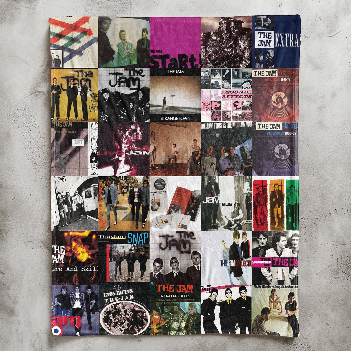 The Jam Sherpa Blanket – A Mod Revival Classic for True Fans