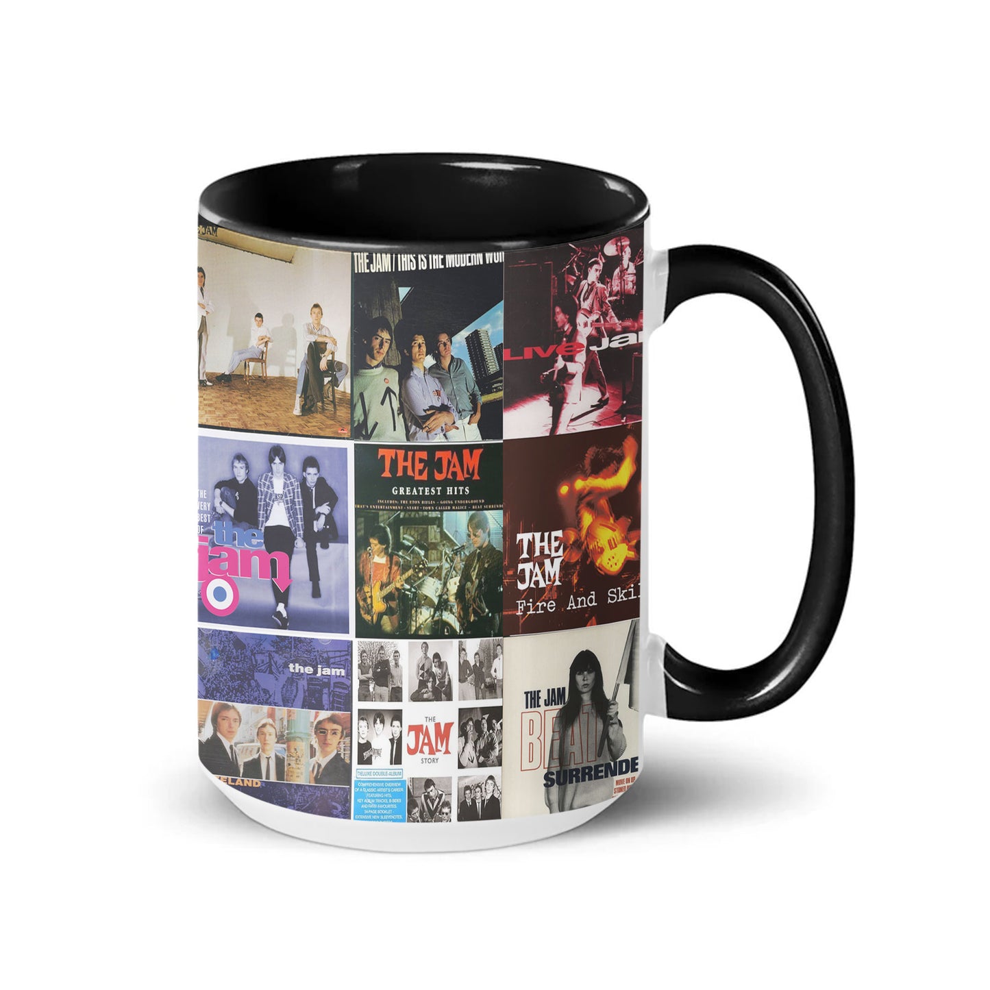 The Jam Accent Mug – Classic Album Cover Collage Gift