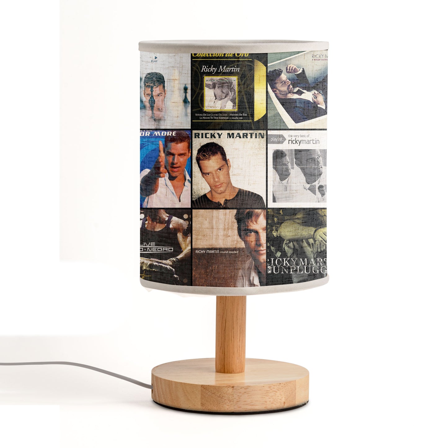 Ricky Martin Album Cover Lamp – Latin Pop Nostalgia Lighting