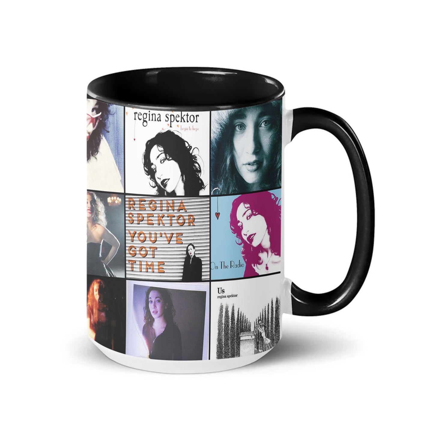 Regina Spektor Accent Mug – Indie Icon Album Cover Collage Gift