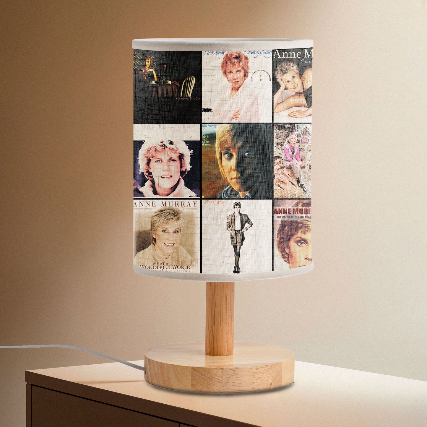 🌸 Anne Murray Album Art Lamp – Gentle Light & Golden Melodies