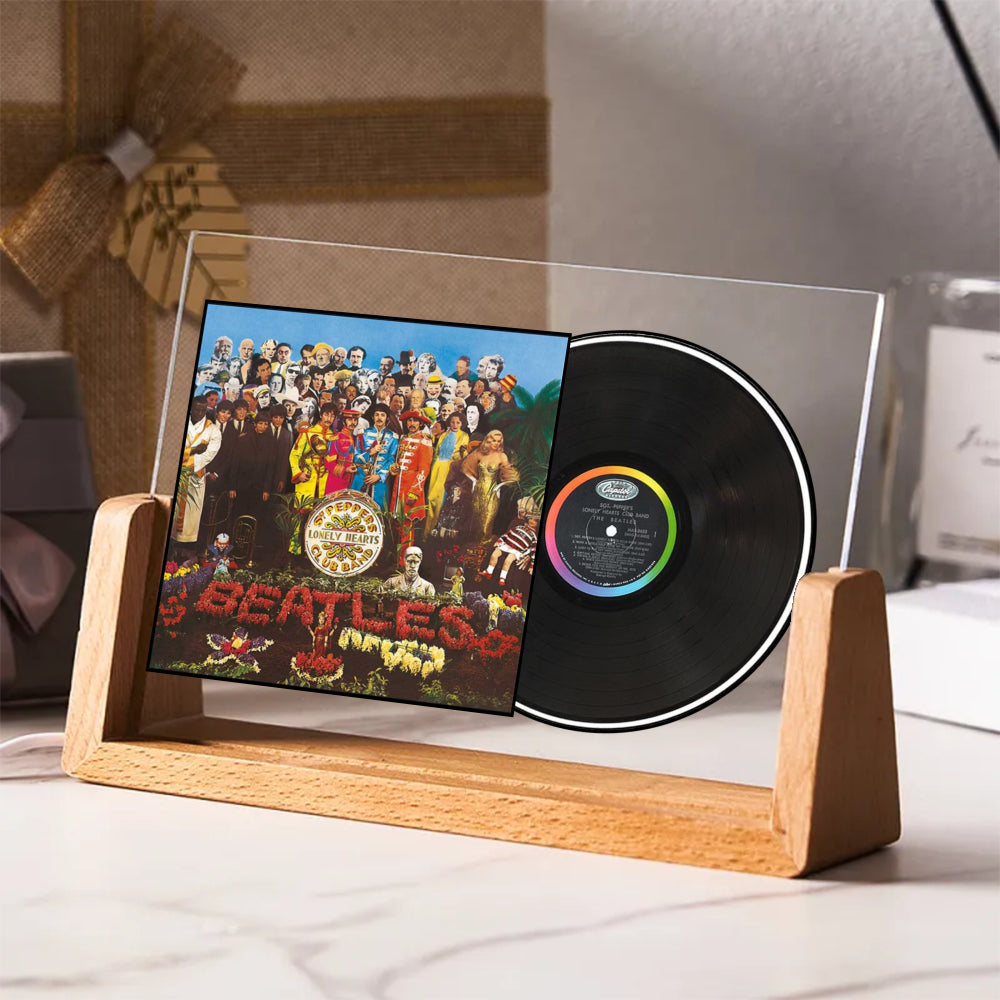 The Beatles Sgt. Pepper’s Lonely Hearts Club Band Iconic Album Acrylic Light Display