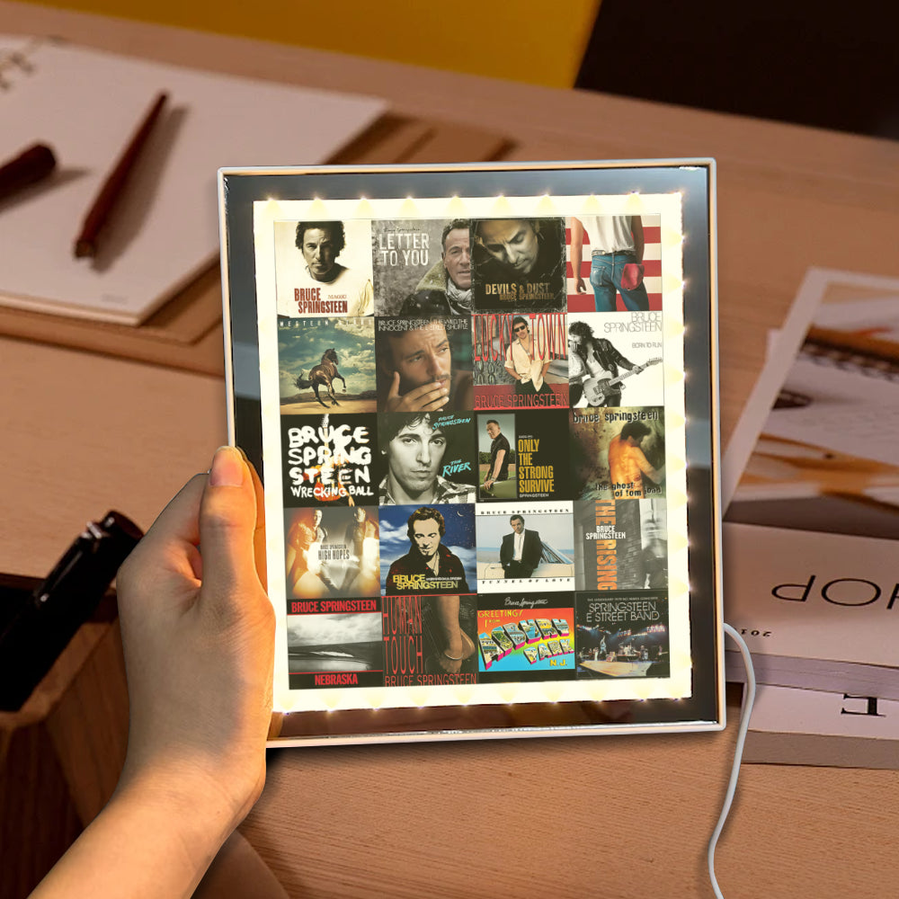 Bruce Springsteen Acrylic Light Mirror – Dual-Mode Rock Legend Tribute