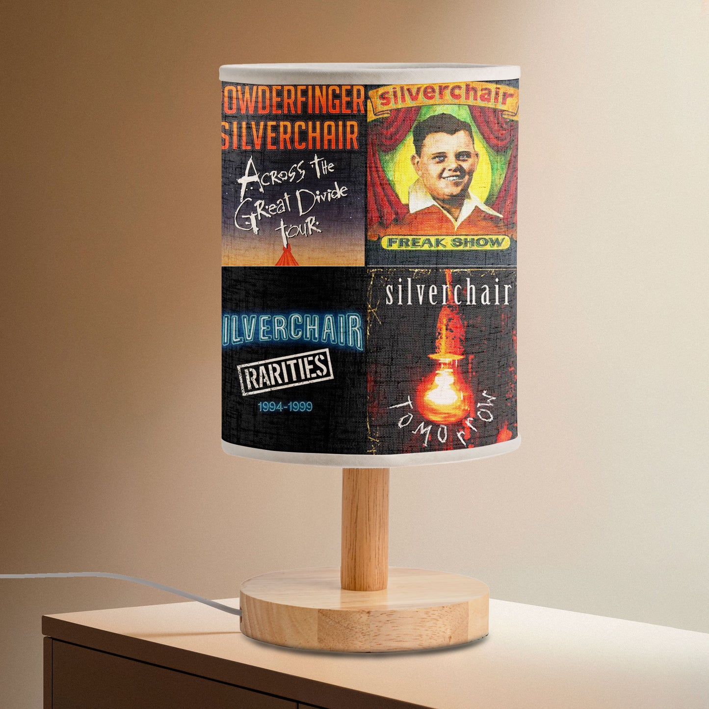 Silverchair Fabric Lamp – Grunge Revival Glo