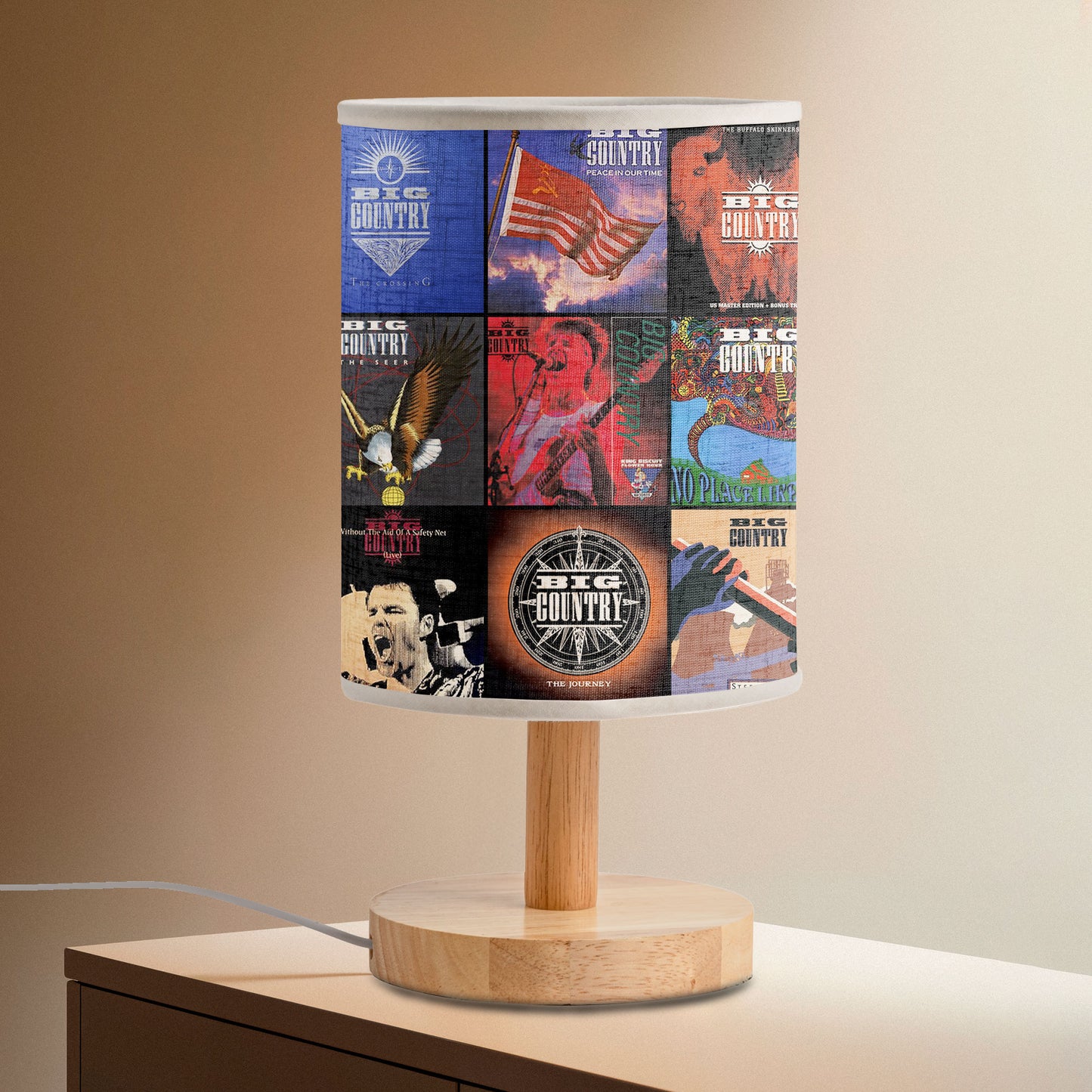 Big Country Album Cover Lamp – Classic Rock Nostalgia Home Decor