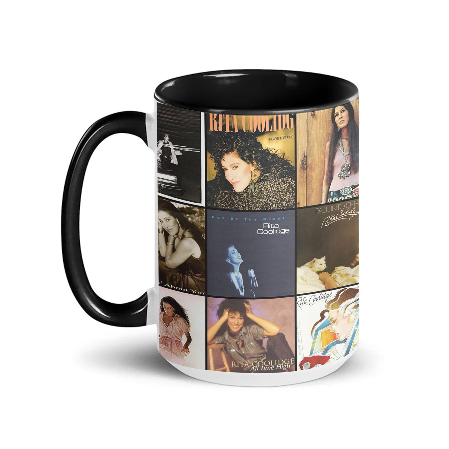 Rita Coolidge Accent Mug – Classic Album Collage Tribute