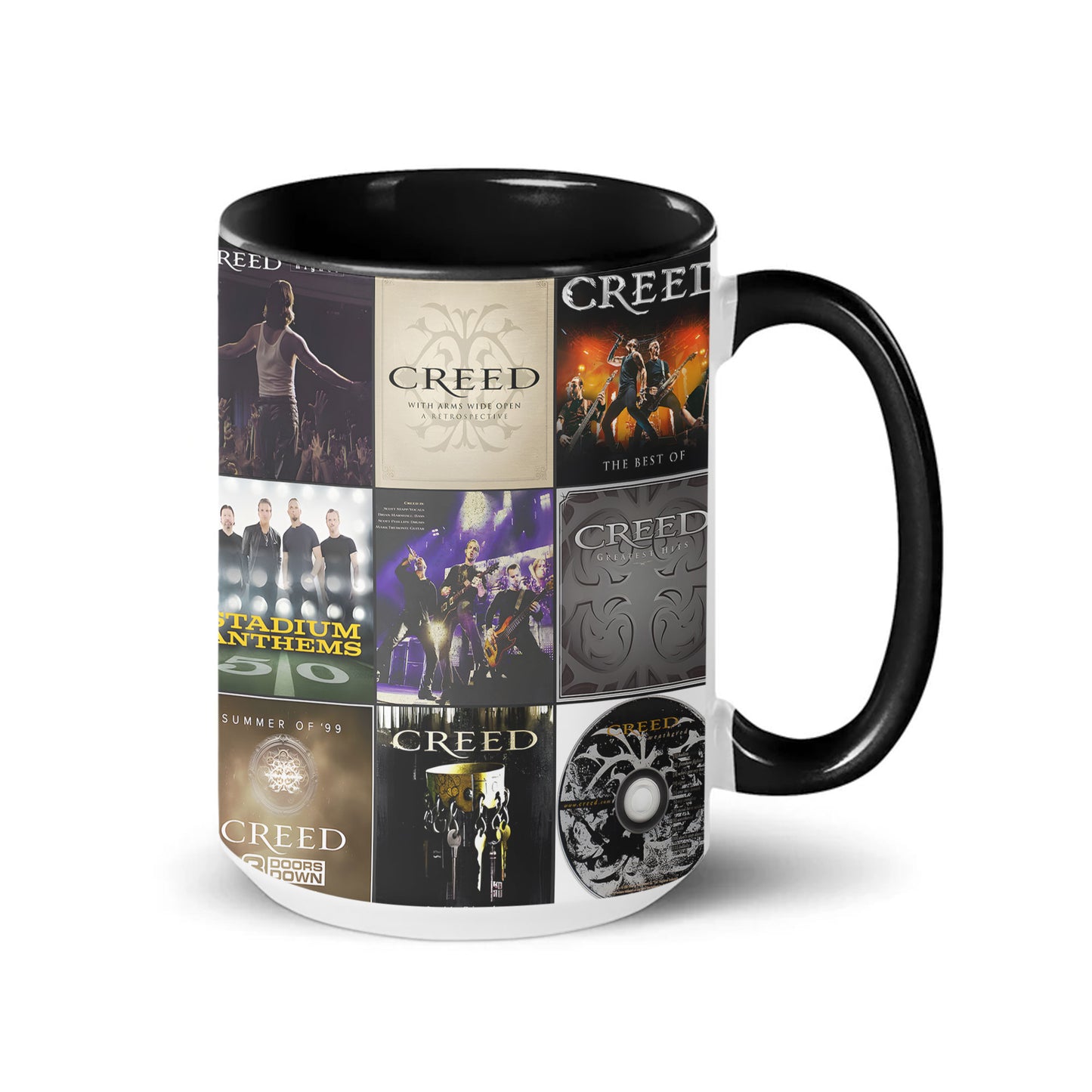 Creed Accent Mug – Classic Album Cover Collage Gift