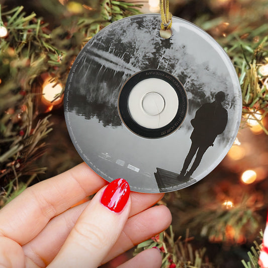 Evermore Taylor Swift CD Ceramic Ornament – Holiday Music Keepsake Decoration