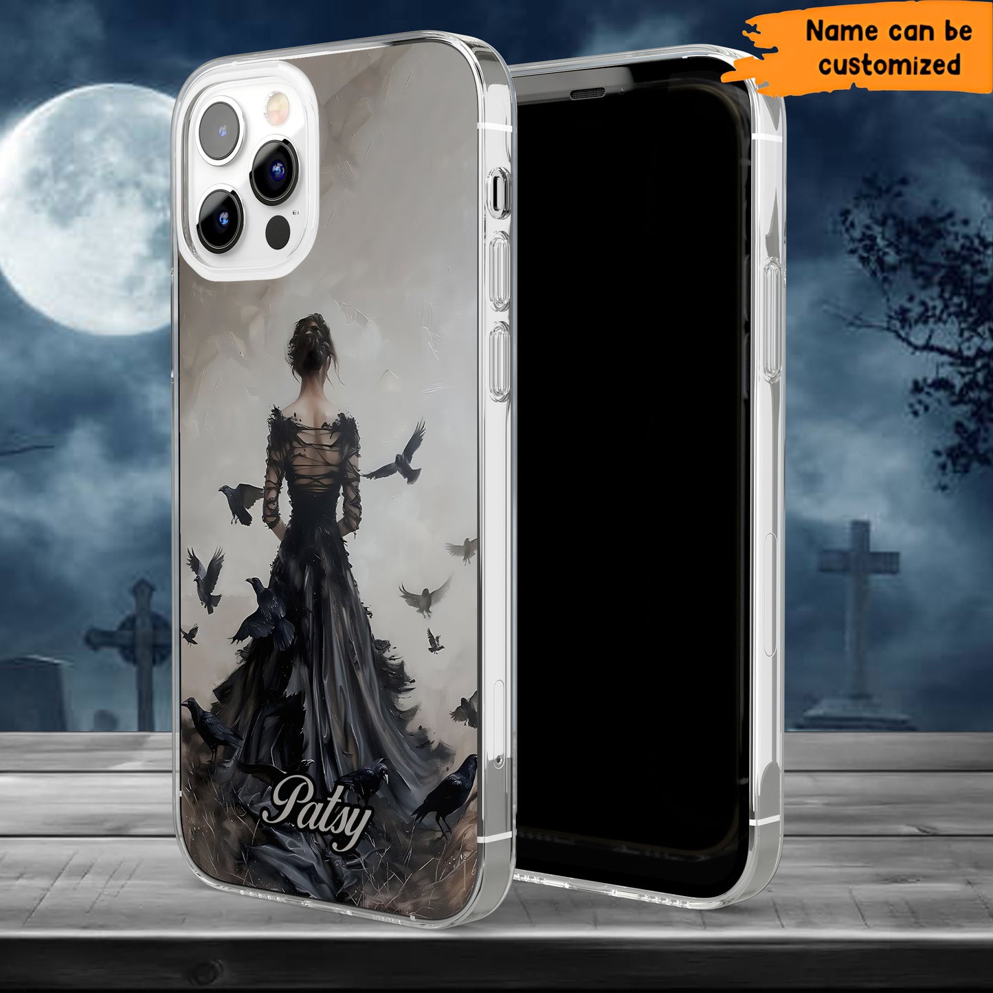 Lady of Ravens Phone Case – Gothic Poe Inspired
