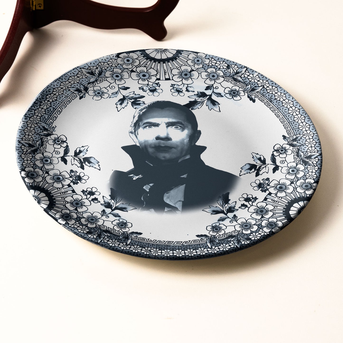 Vintage Horror Ceramic Plate – Count Dracula