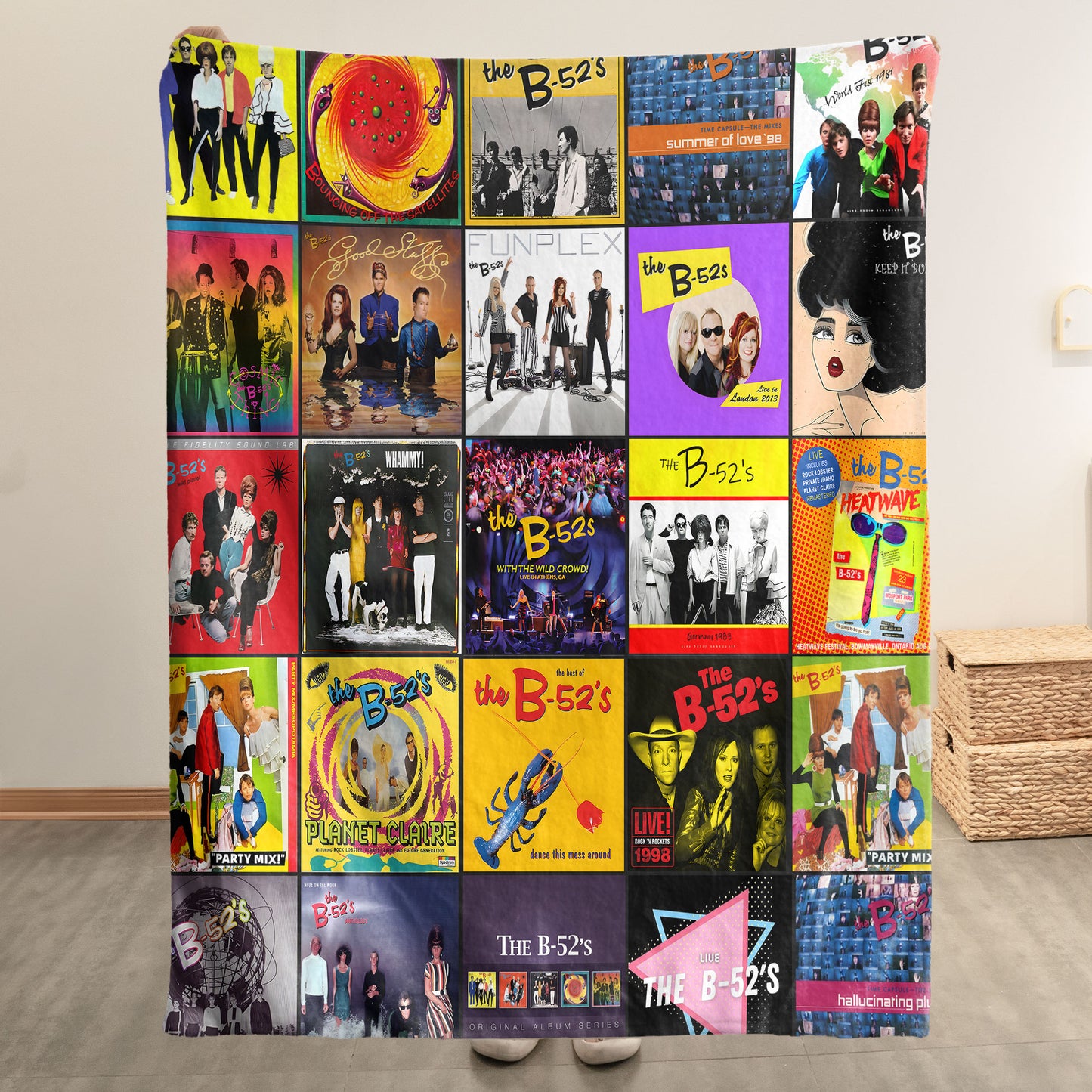The B-52’s Sherpa Blanket – A Fun, Retro Tribute for True Fans