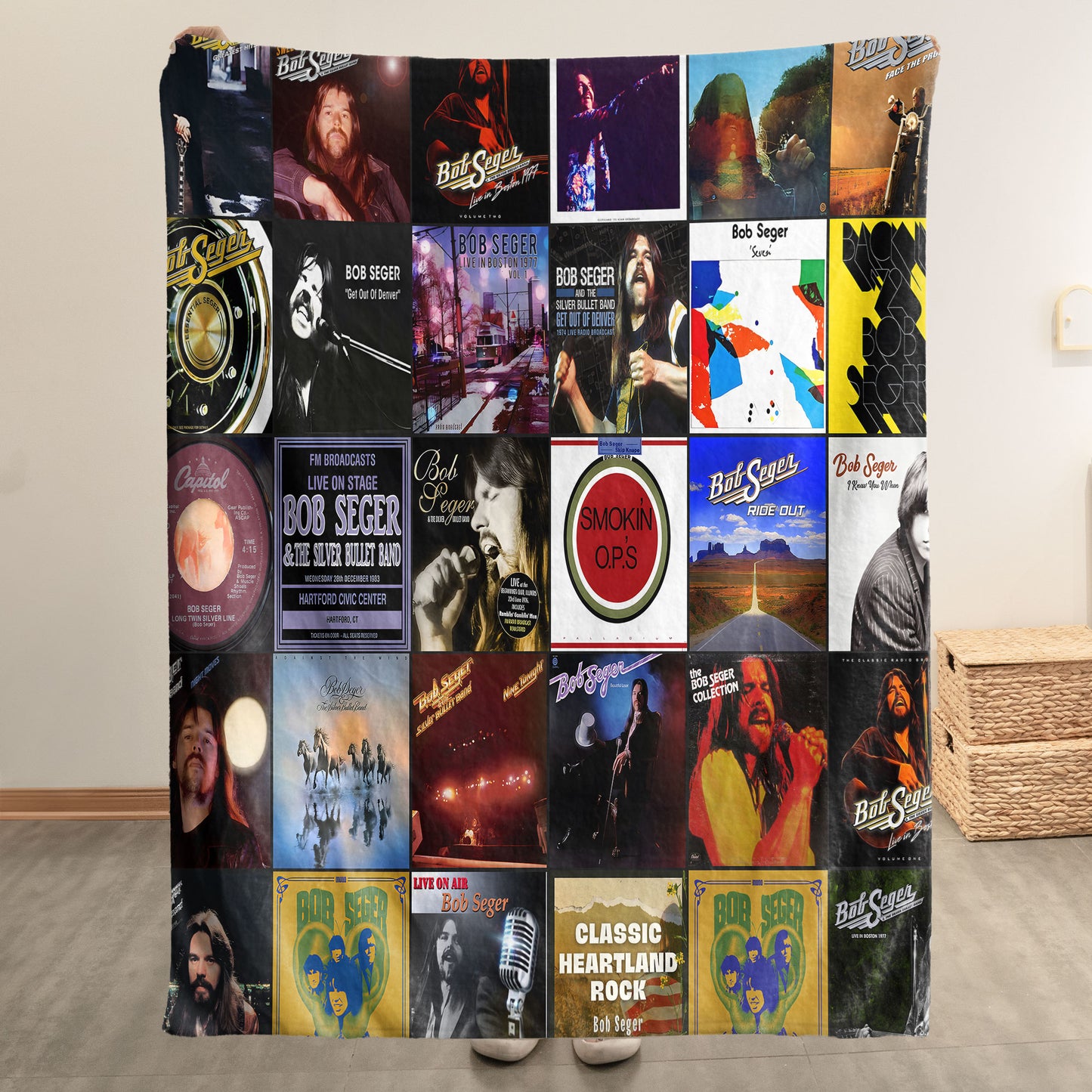 Bob Seger Sherpa Blanket – A Heartland Rock Tribute for True Fans