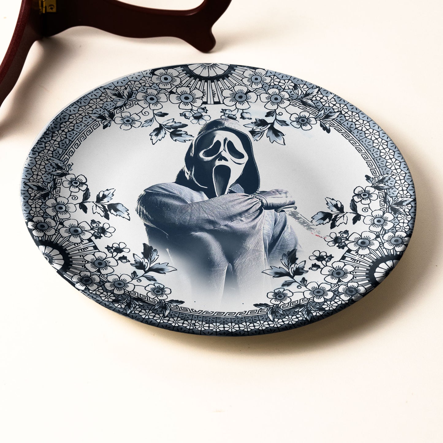 Ghostface Horror Ceramic Plate