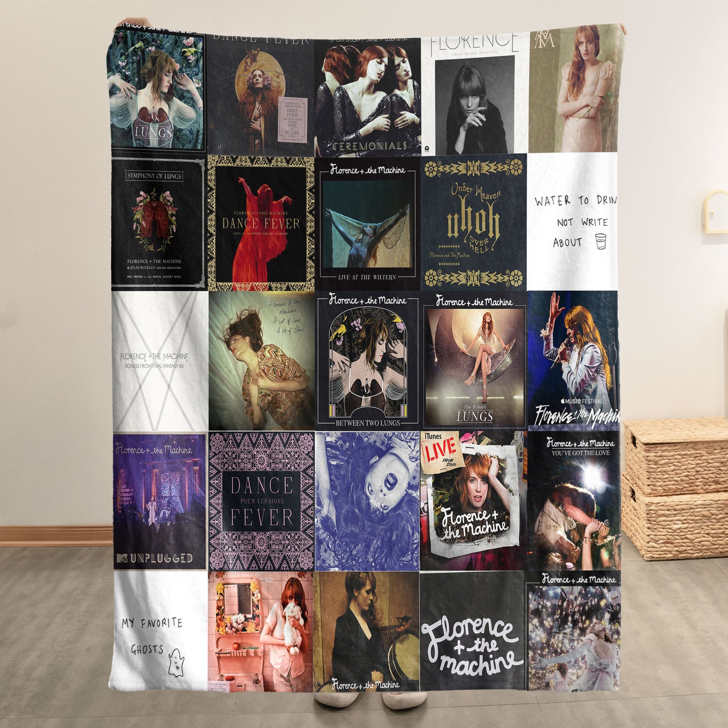 Florence - The Machine Sherpa Blanket – A Dreamy, Ethereal Album Art Tribute