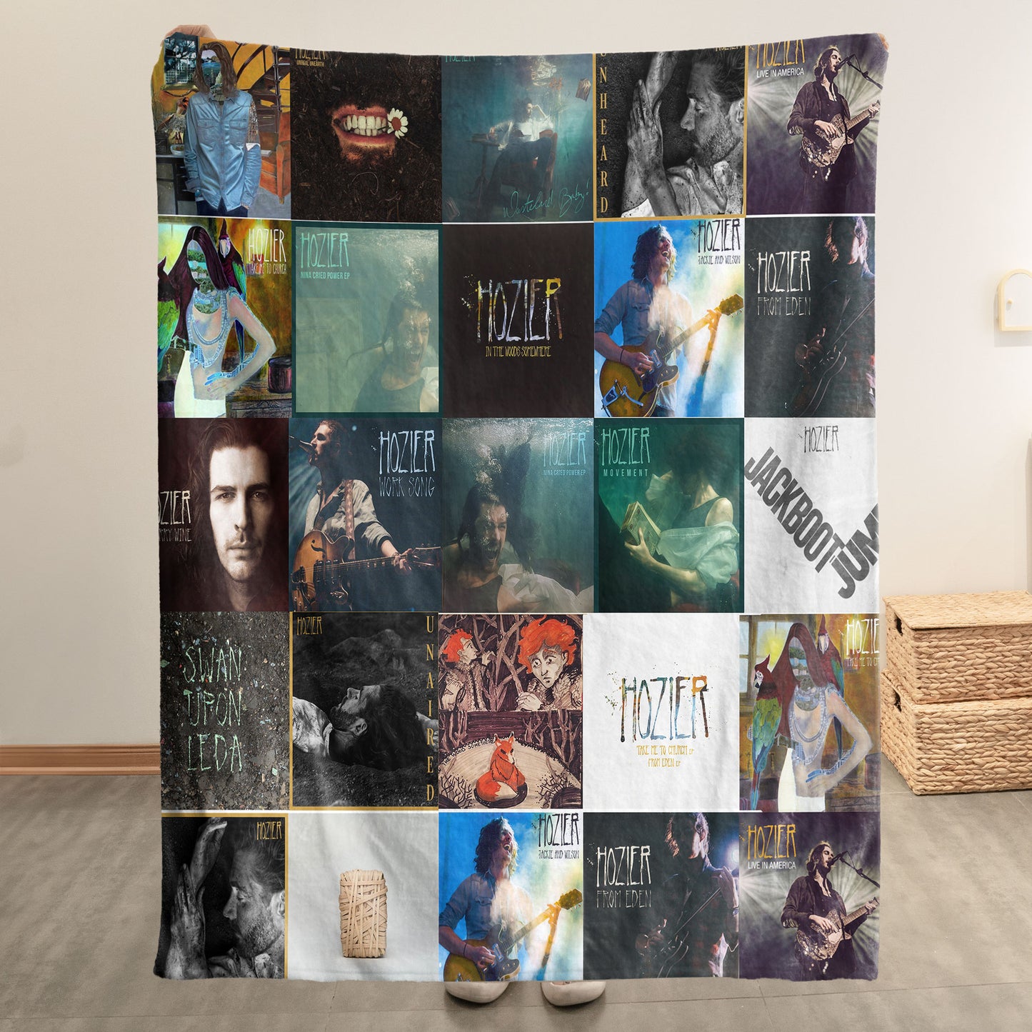 Hozier Sherpa Blanket – Soulful Warmth Wrapped in Atmospheric Album Art