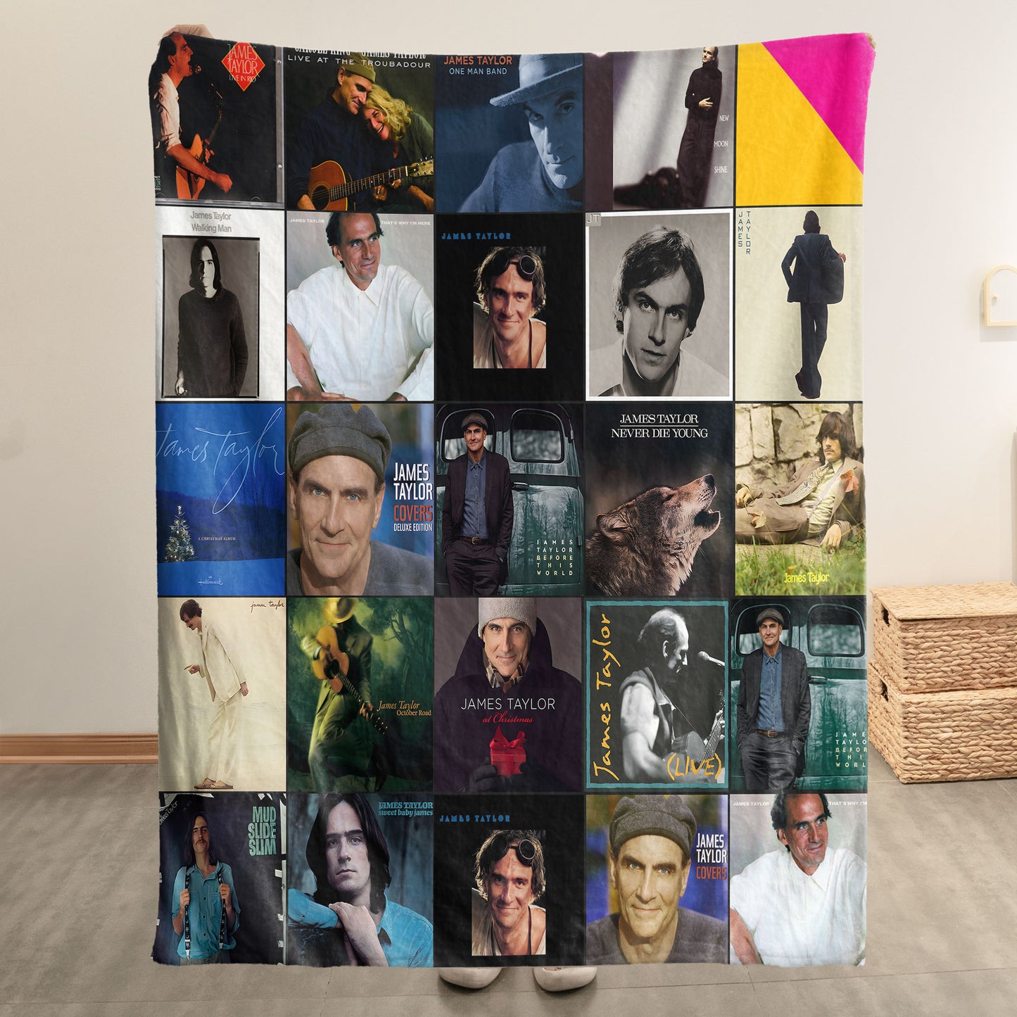James Taylor Sherpa Blanket – A Warm Folk-Rock Tribute for True Fans