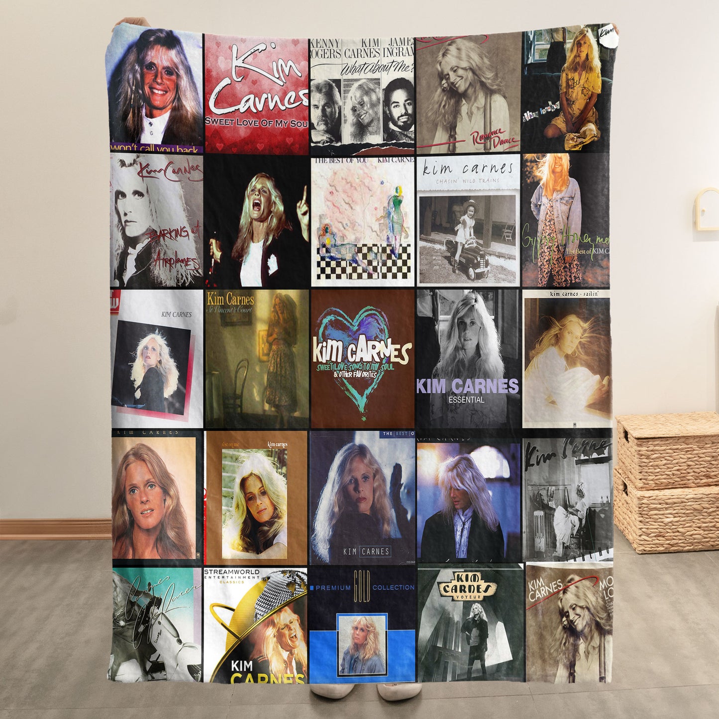 Kim Carnes Sherpa Blanket – A Retro Tribute to an Iconic Voice