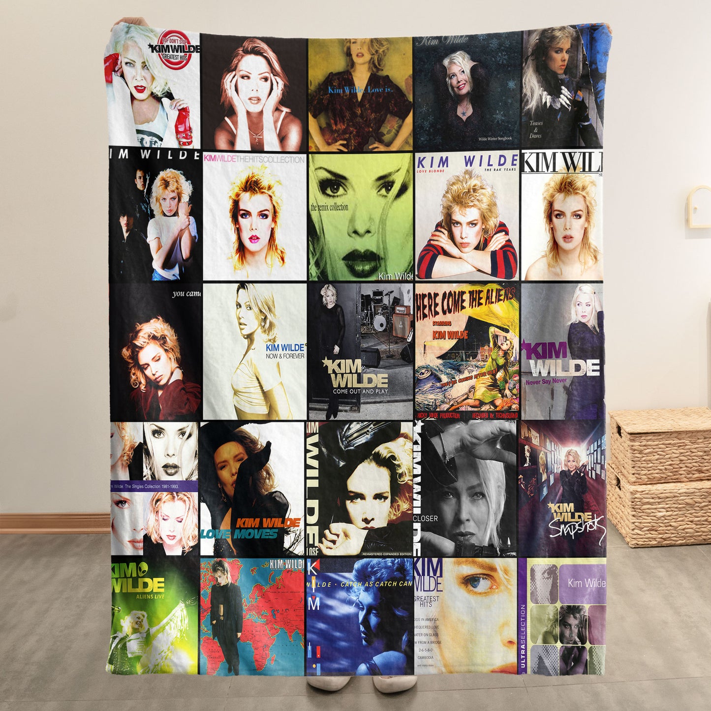 Kim Wilde Sherpa Blanket – A Retro Pop Dream for True ’80s Fans