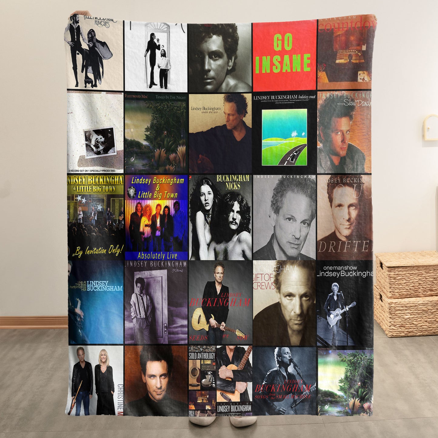 Lindsey Buckingham Sherpa Blanket – A Timeless Tribute to a Musical Visionary
