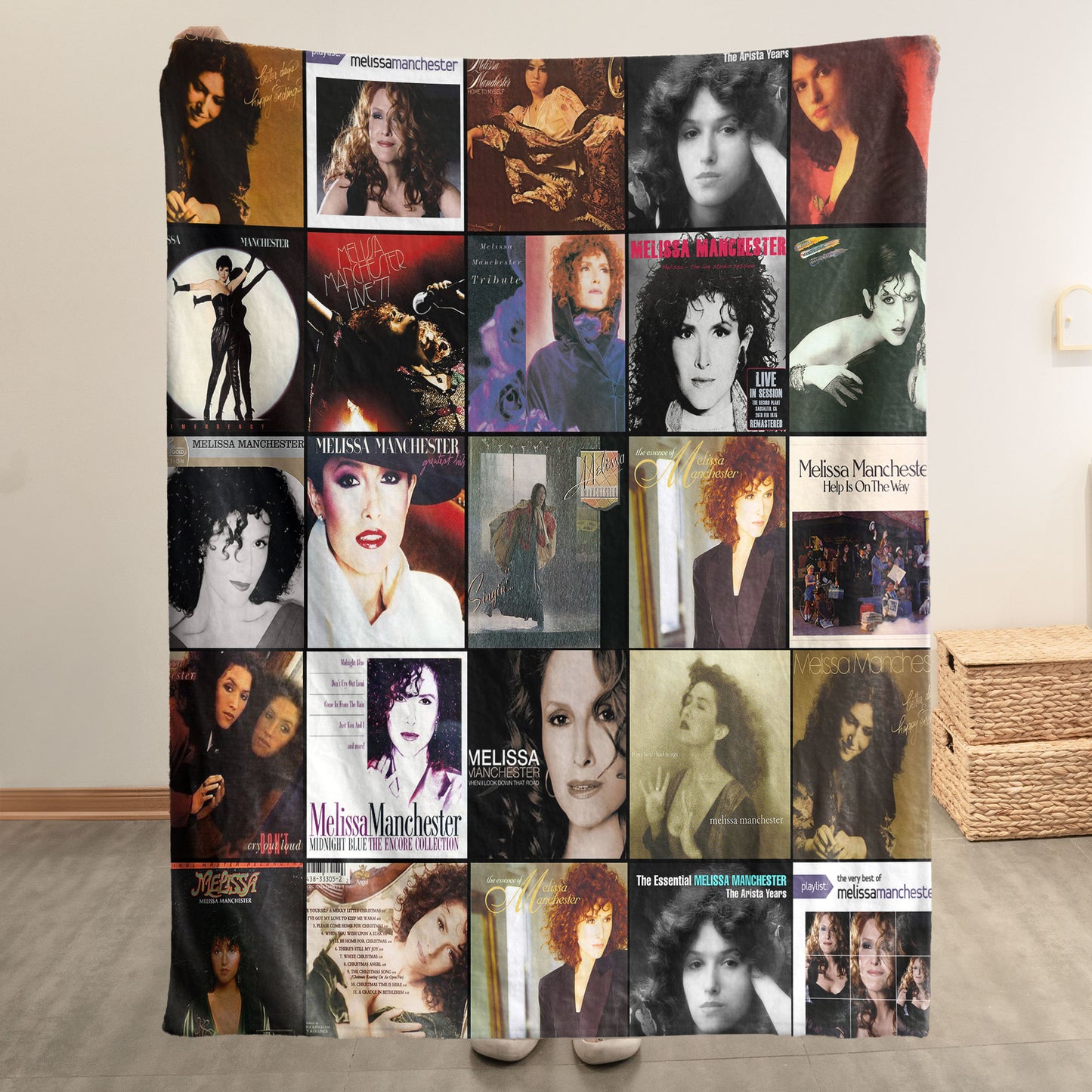 Melissa Manchester Sherpa Blanket – A Soulful Classic-Pop Tribute for True Fans