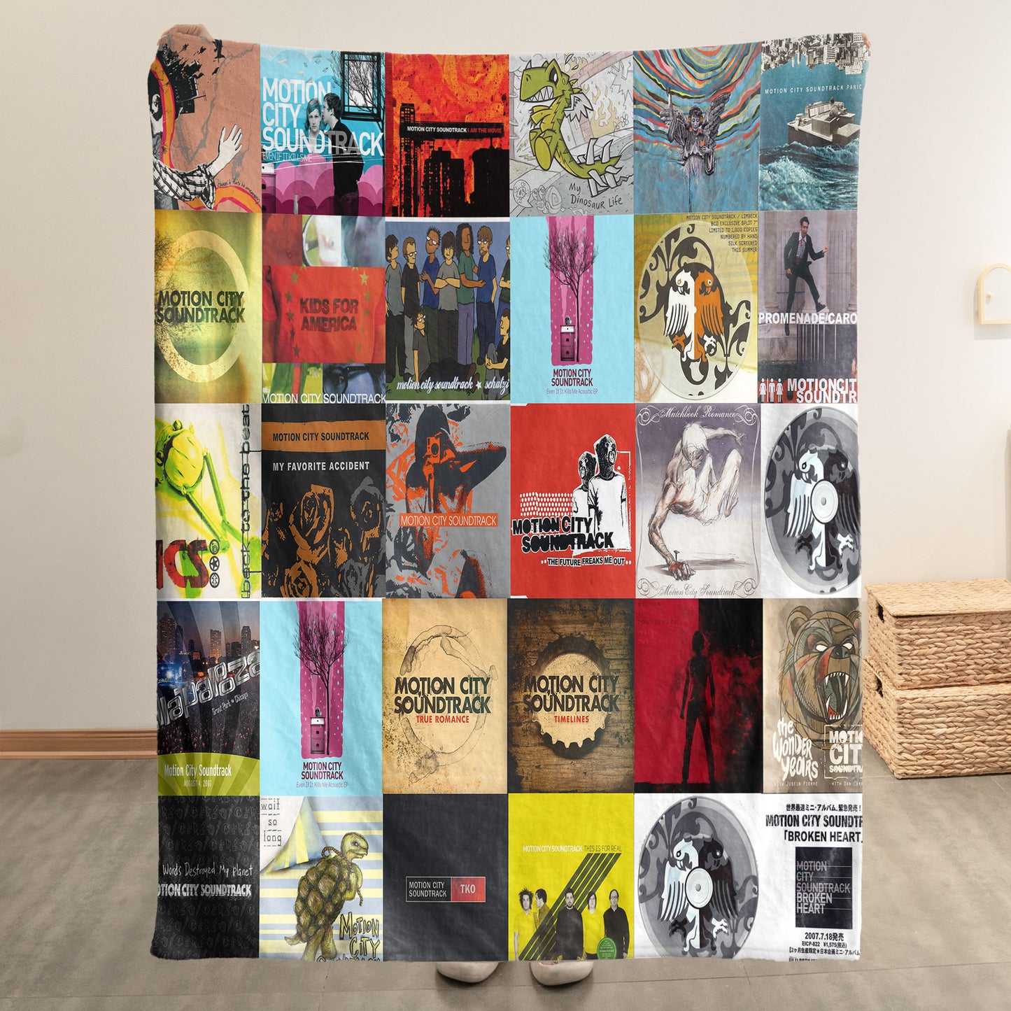 Motion City Soundtrack Sherpa Blanket – A Cozy Throwback for Pop-Punk Hearts