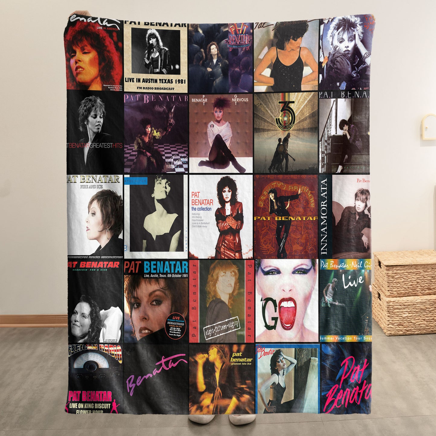 Pat Benatar Sherpa Blanket – A Fierce Rock-’n’-Roll Throwback