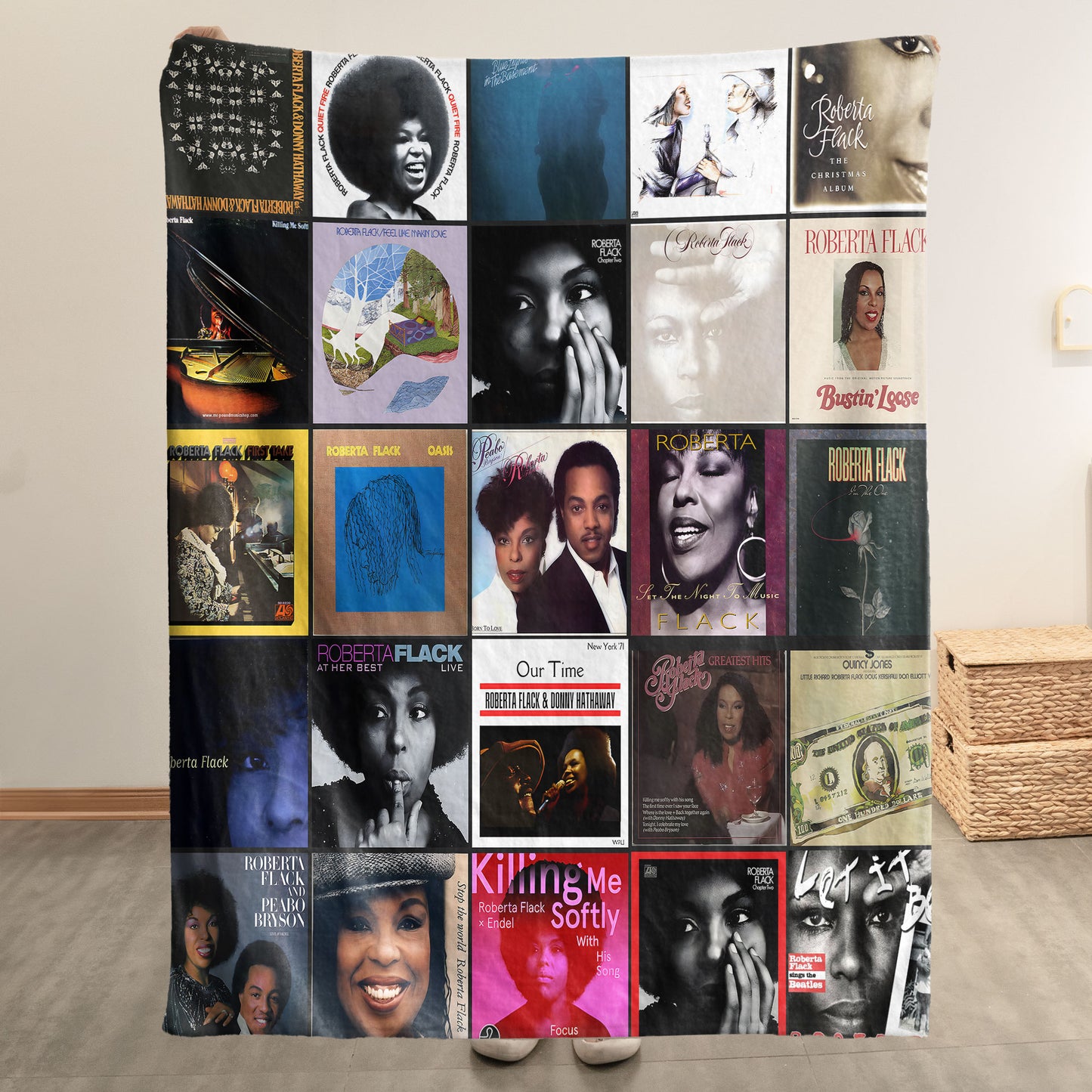 Roberta Flack Sherpa Blanket – A Soulful Tribute for True Music Lovers