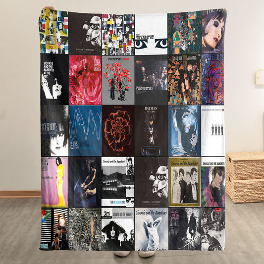 Siouxsie & The Banshees Sherpa Blanket – A Gothic Post-Punk Legacy in Every Stitch