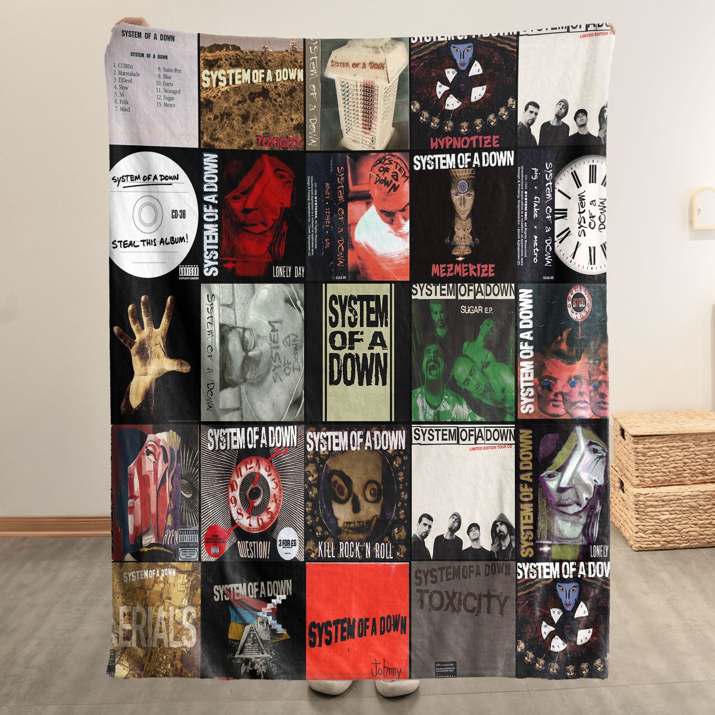 System Of A Down Sherpa Blanket – A Raw, Iconic Tribute for True Fans