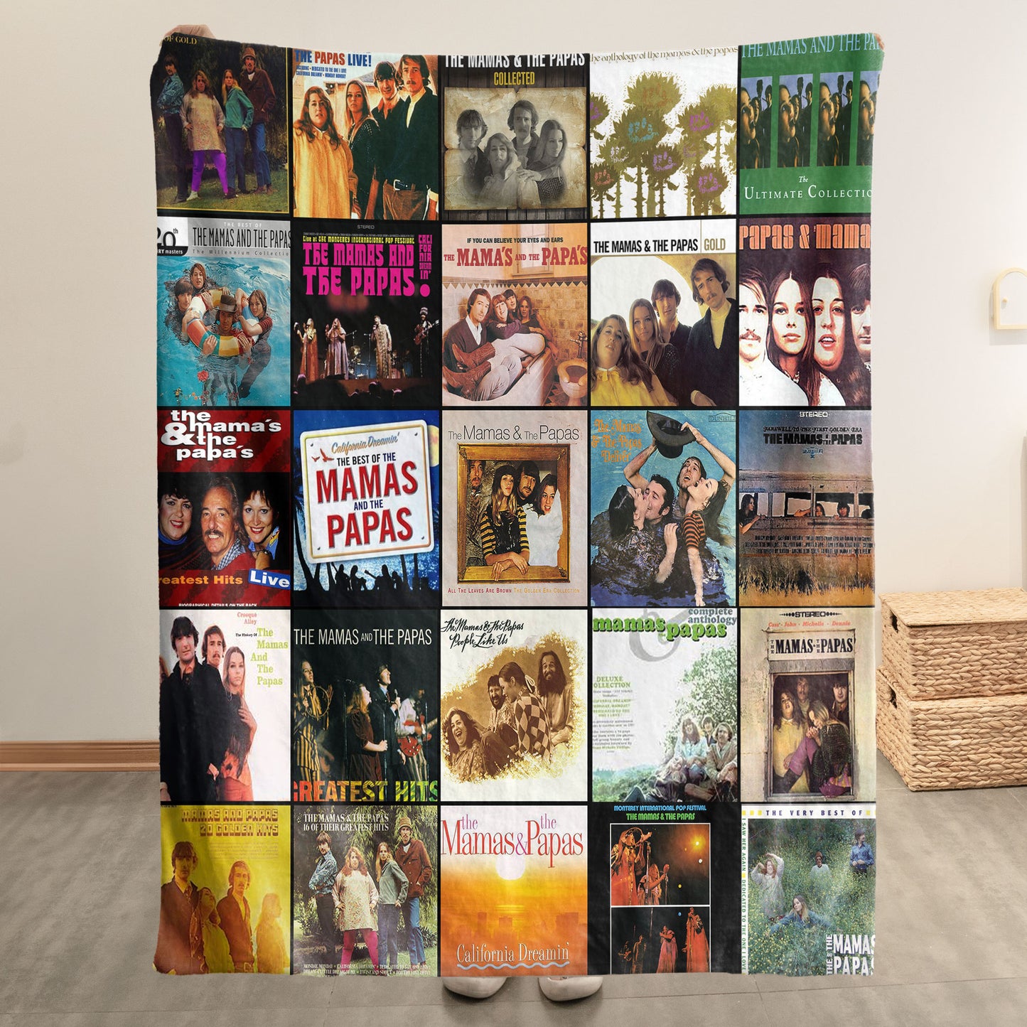 The Mamas & The Papas Sherpa Blanket – A California Dreaming Nostalgia Quilt