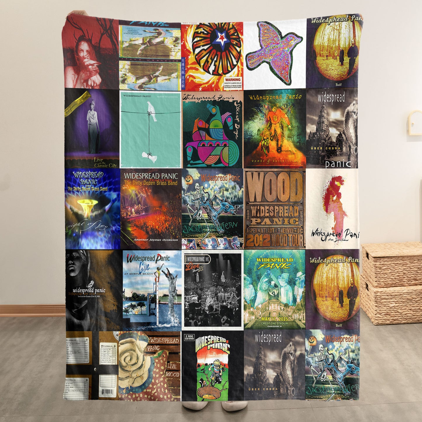 Widespread Panic Sherpa Blanket – Jam Band Warmth Wrapped in Iconic Album Art