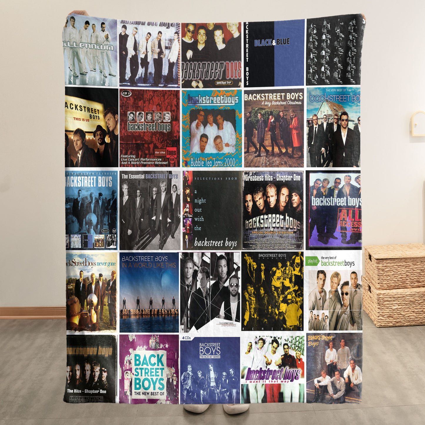 Backstreet Boys Sherpa Blanket – A Nostalgic Tribute to Pop’s Golden Era
