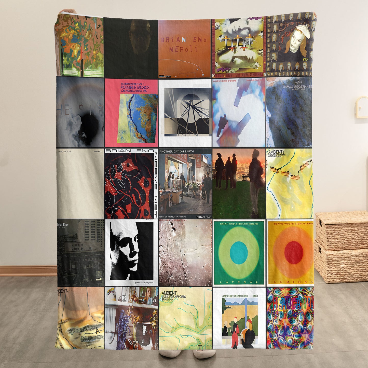 Brian Eno Sherpa Blanket – Ambient Masterpieces & Iconic Album Art Tribute