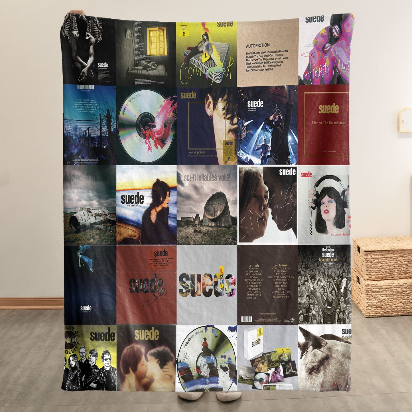 Suede Sherpa Blanket – A Britpop Dream for True Devotees