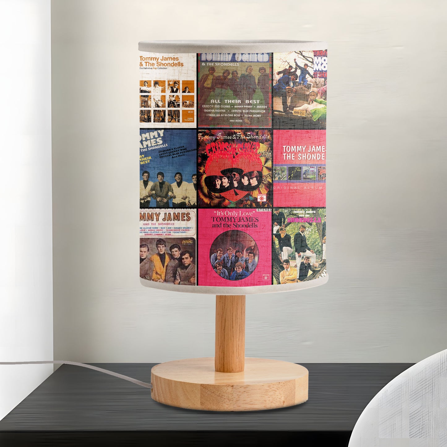 Tommy James & The Shondells Album Art Table Lamp – Retro Rock Accent Light