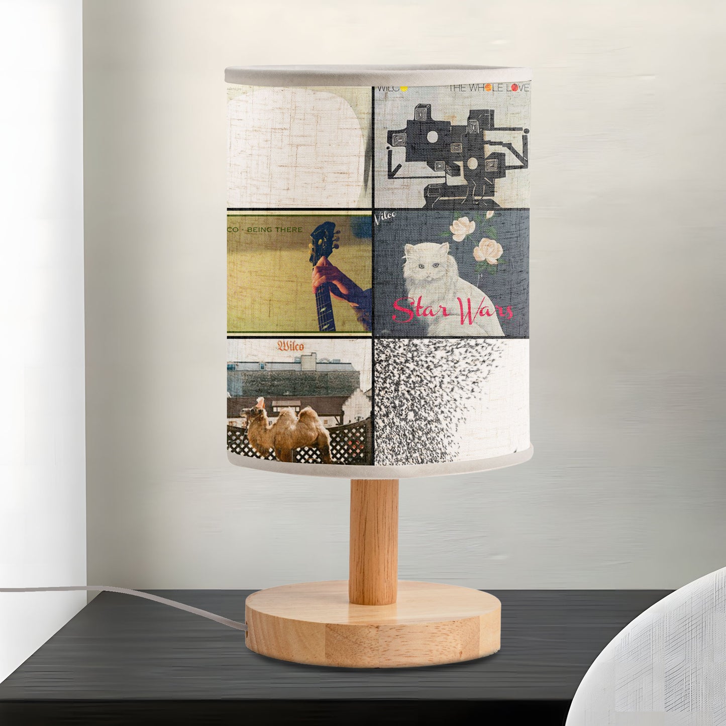 Wilco Albums Table Lamp – Indie Rock Ambient Light