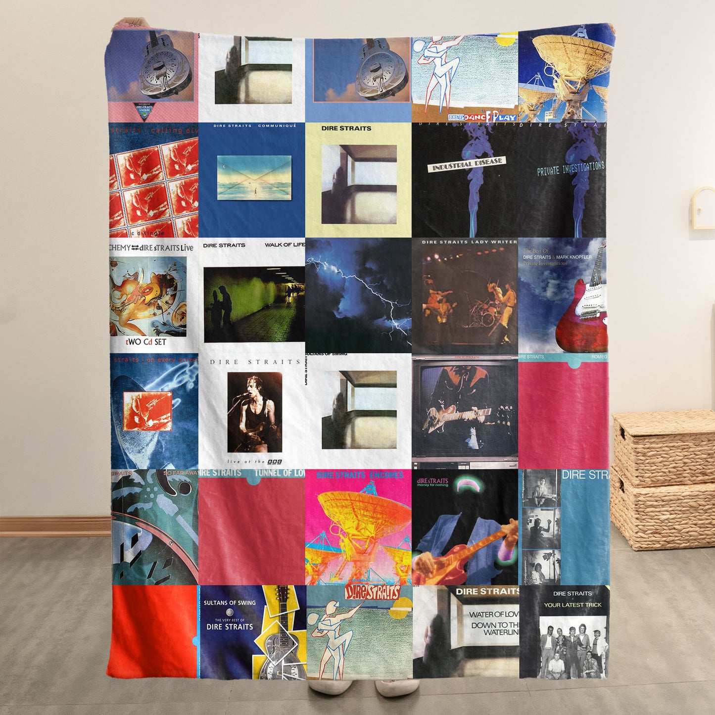 Dire Straits Sherpa Blanket – A Warm Tribute to Legendary Rock