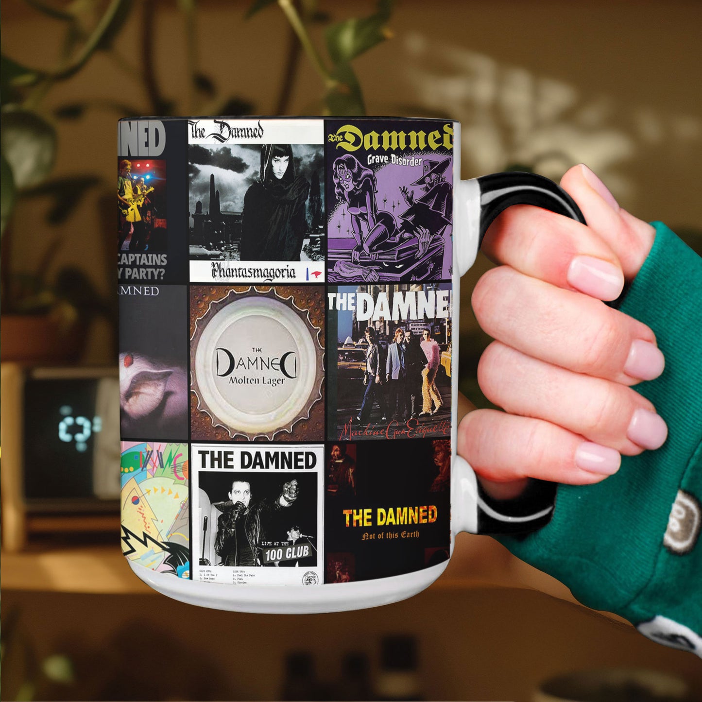 The Damned Accent Mug – Punk & Goth Rock Album Cover Collage Gift