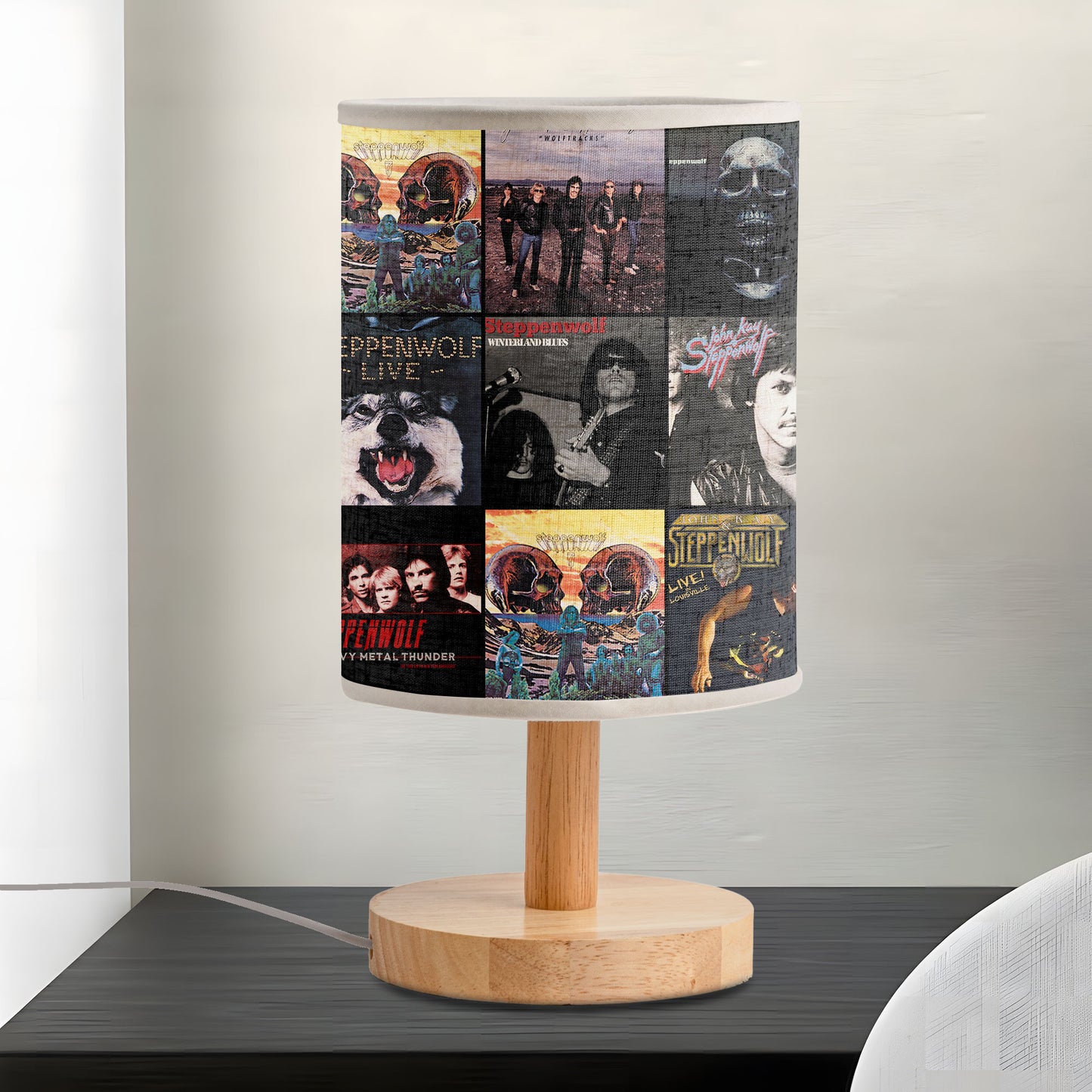 Steppenwolf Album Cover Lamp – Classic Rock Nostalgia Home Decor