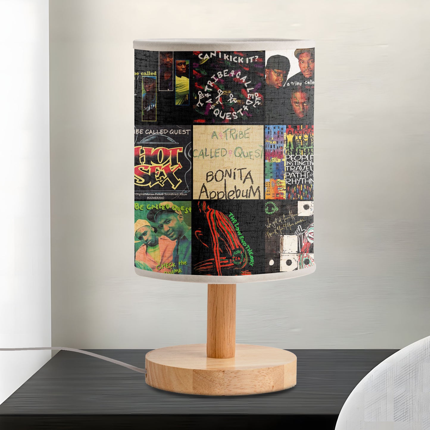 A Tribe Called Quest Fabric Lamp – Hip-Hop Soul & Glow 🎧✨