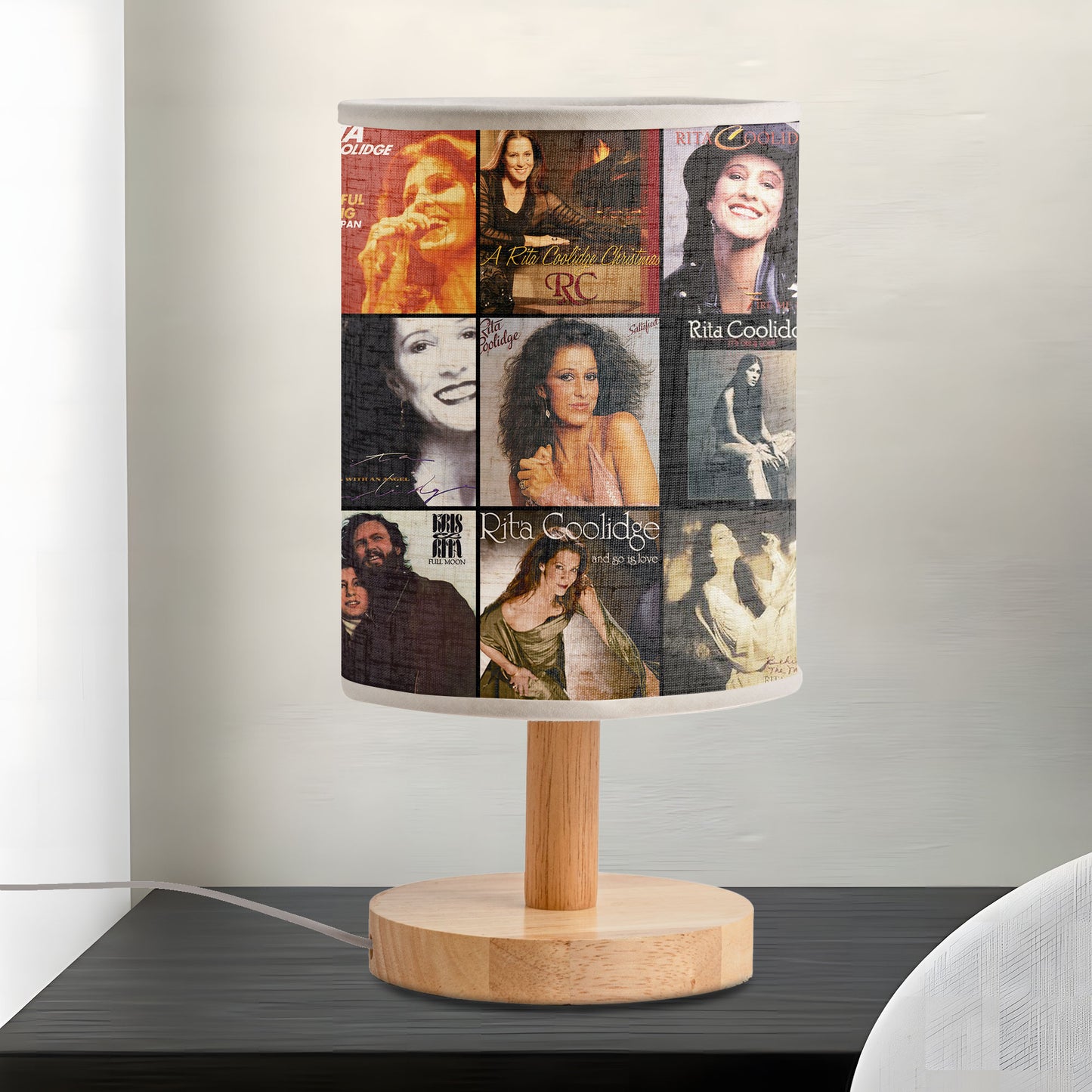 Rita Coolidge Album Cover Lamp – Classic Pop & Soul Nostalgia Decor