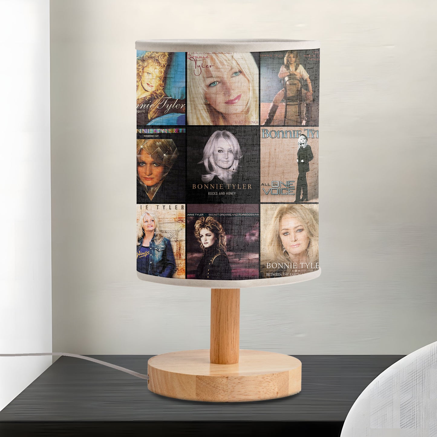 Bonnie Tyler Album Cover Lamp – Retro Pop Rock Nostalgia Decor