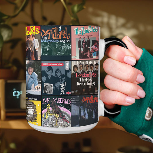 The Yardbirds Accent Mug – Classic Album Cover Collage Tribute