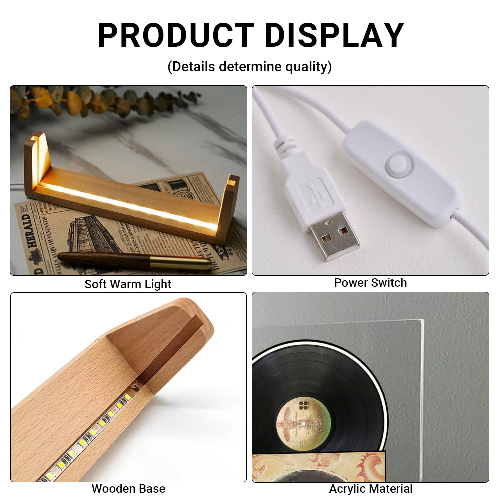 Kansas Point of Know Return Album Cover Acrylic Light Display