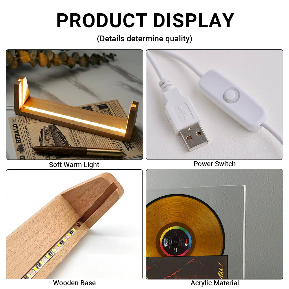 Poison Open Up and Say… Ahh! Acrylic Light – Vinyl Record Display Lamp