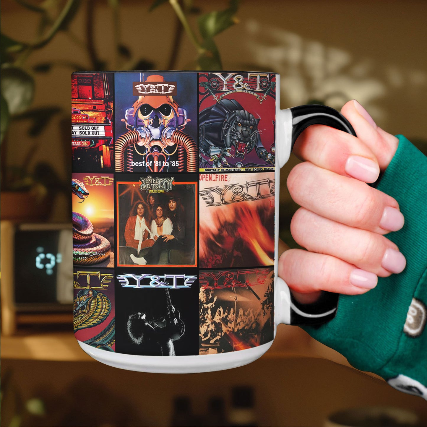 Y&T Accent Mug – Hard-Rock Legends Album Collage Gift