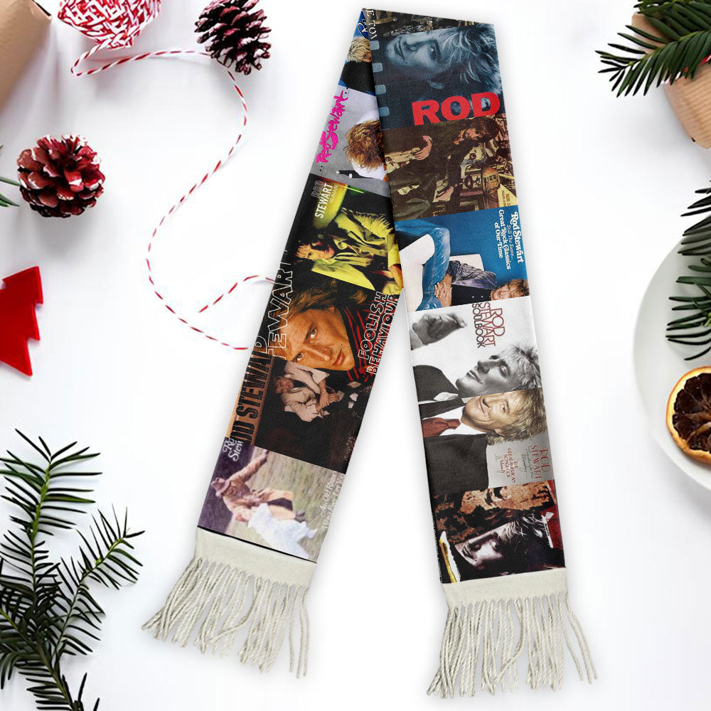 Rod Stewart Scarf – A Cozy Tribute to a Rock & Soul Icon