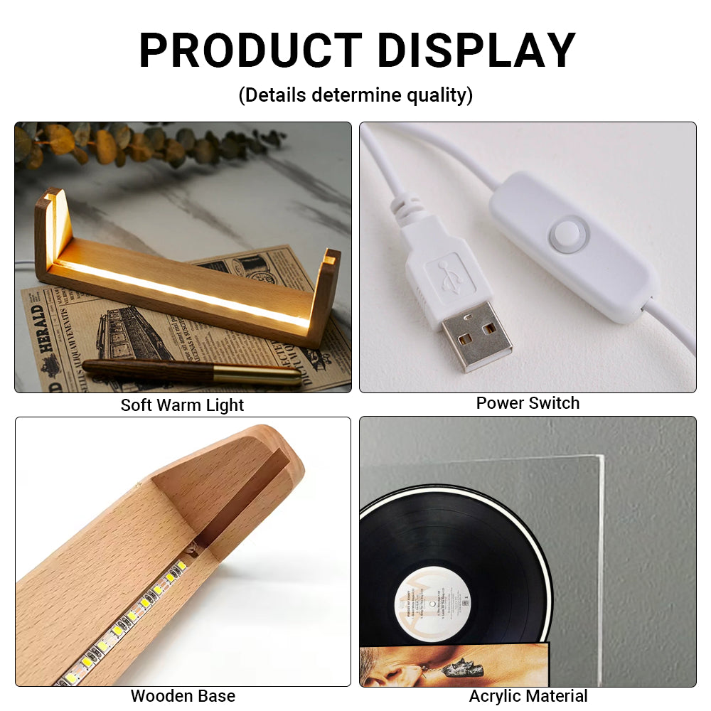 10cc Look Hear? Classic 1980 Album Acrylic Light Display