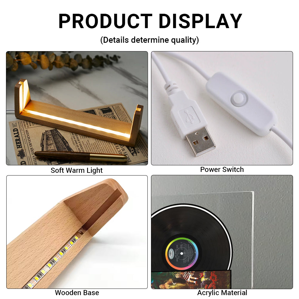 The Beatles Sgt. Pepper’s Lonely Hearts Club Band Iconic Album Acrylic Light Display