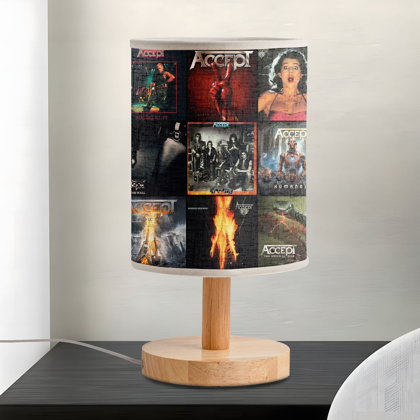 Accept Fabric Lamp – Heavy Metal Legends Light
